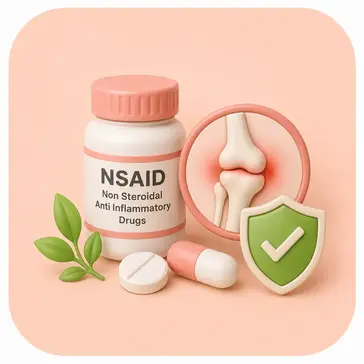 Non steroidal Anti inflammatory Drugs (NSAIDS) medicines icon