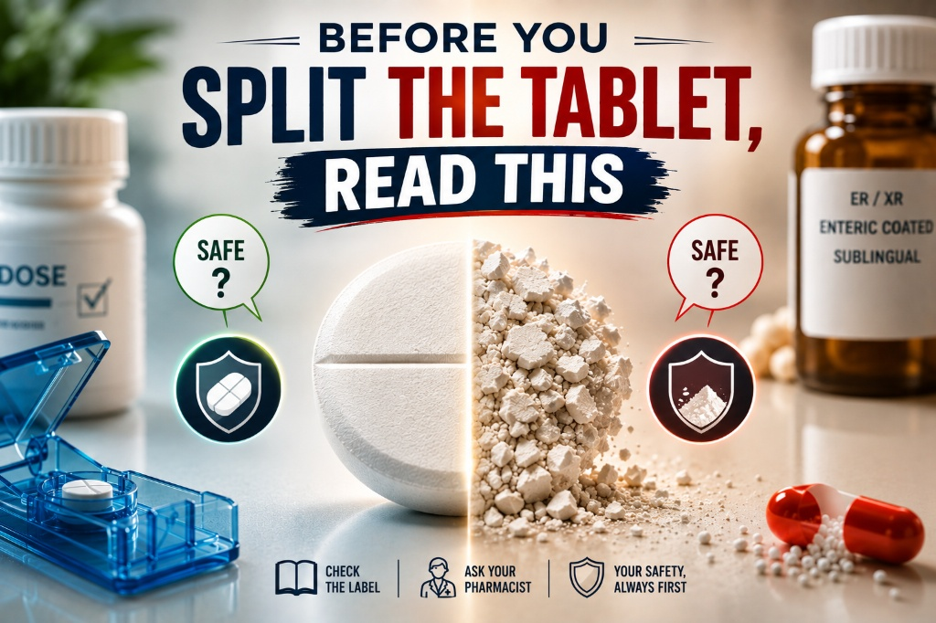 Is It Safe to Split or Crush Tablets? Here's What to Know