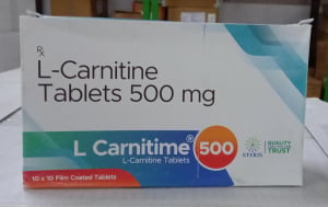 Levocarnitine Tablets IP 500 mg