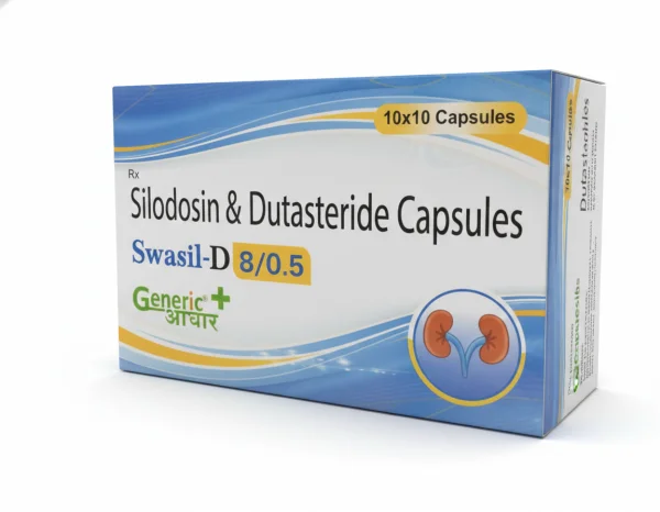 Silodosin 8mg Dutasteride 0 5mg Capsules For BPH silodosin-8mg-dutasteride-0-5mg-capsules-for-bph