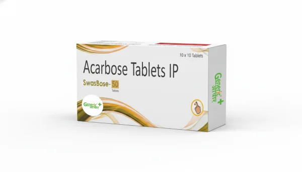 Acarbose 50mg Tablets for Blood Sugar Control.