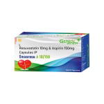 Rosuvastatin  10 Mg + Aspirin 150 Mg capsule