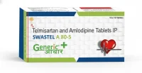 Telmisartan 80 mg + Amlodipine 5 mg IP Tabs (Swastel A 80-5)- GA