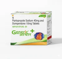 Pantoprazole 40 mg + Domperidone 10 mg Tab (Spantox-D)- GA