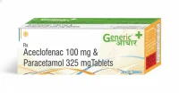 Aceclofenac 100 mg + Paracetamol 325 mg (SWASACE P )Tab-GA